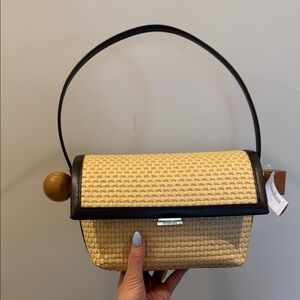 Jacquemus Le Rond Carre raffia Bag